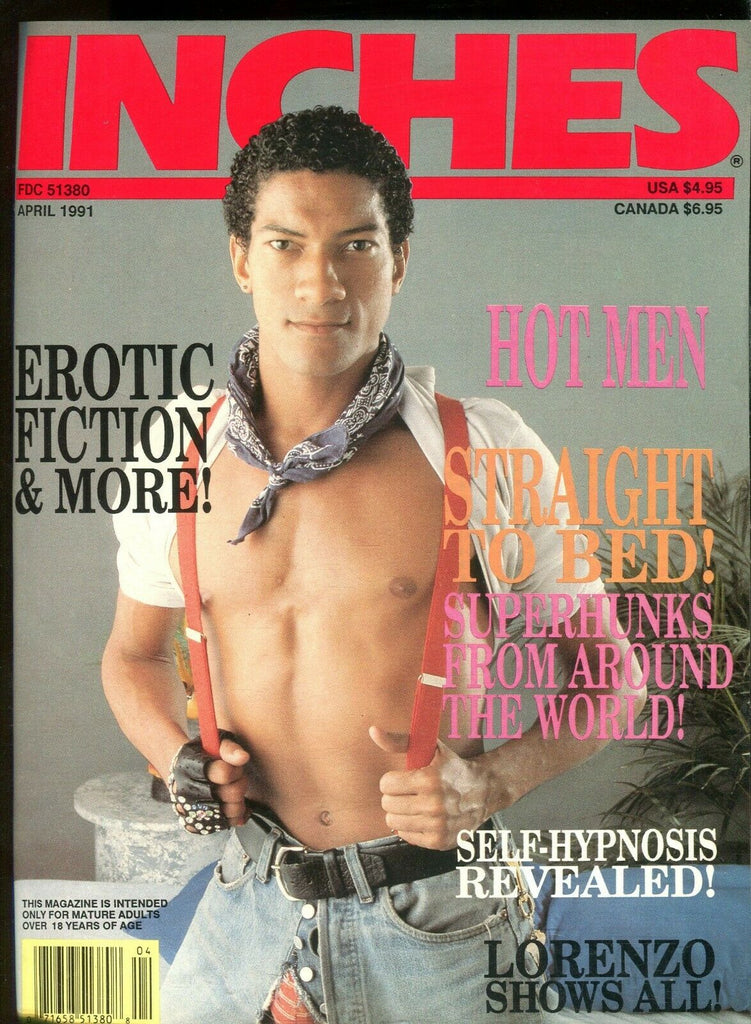 Inches Gay Magazine Lorenzo Shows All April 1991 101219lm-ep