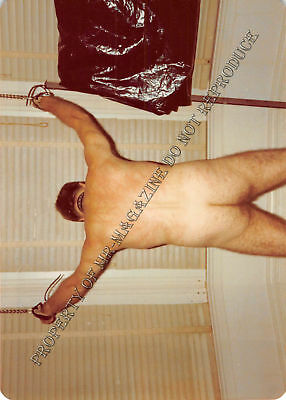 Adult 1970s Photo 3.5x5 Bondage Older Man Bound Dominated Submissive 272HS