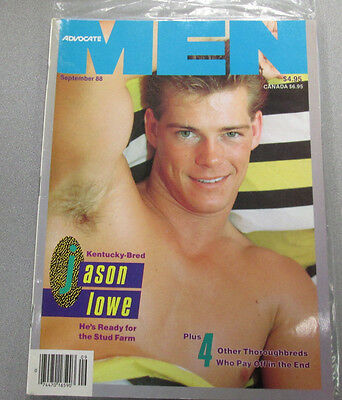Advocate Men Gay Adult Magazine Jason Lowe September 1988 vg 020215lm-ep