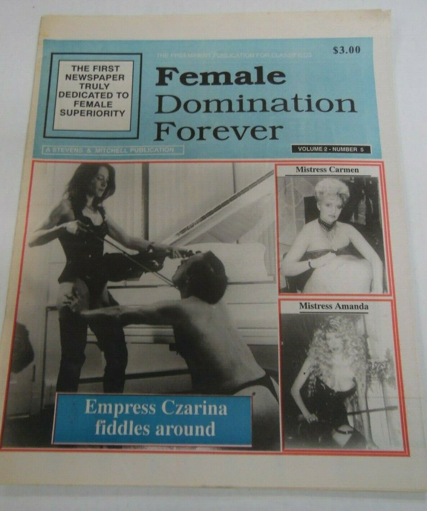 Female Domination Forever Newspaper Empress Czarina vol.2 #5 1995 121619lm-ep