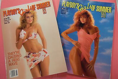 Lot Of 2 Playboy's Girls Of Summer Magazines '89 & '90 062416lm-ep4 - Used