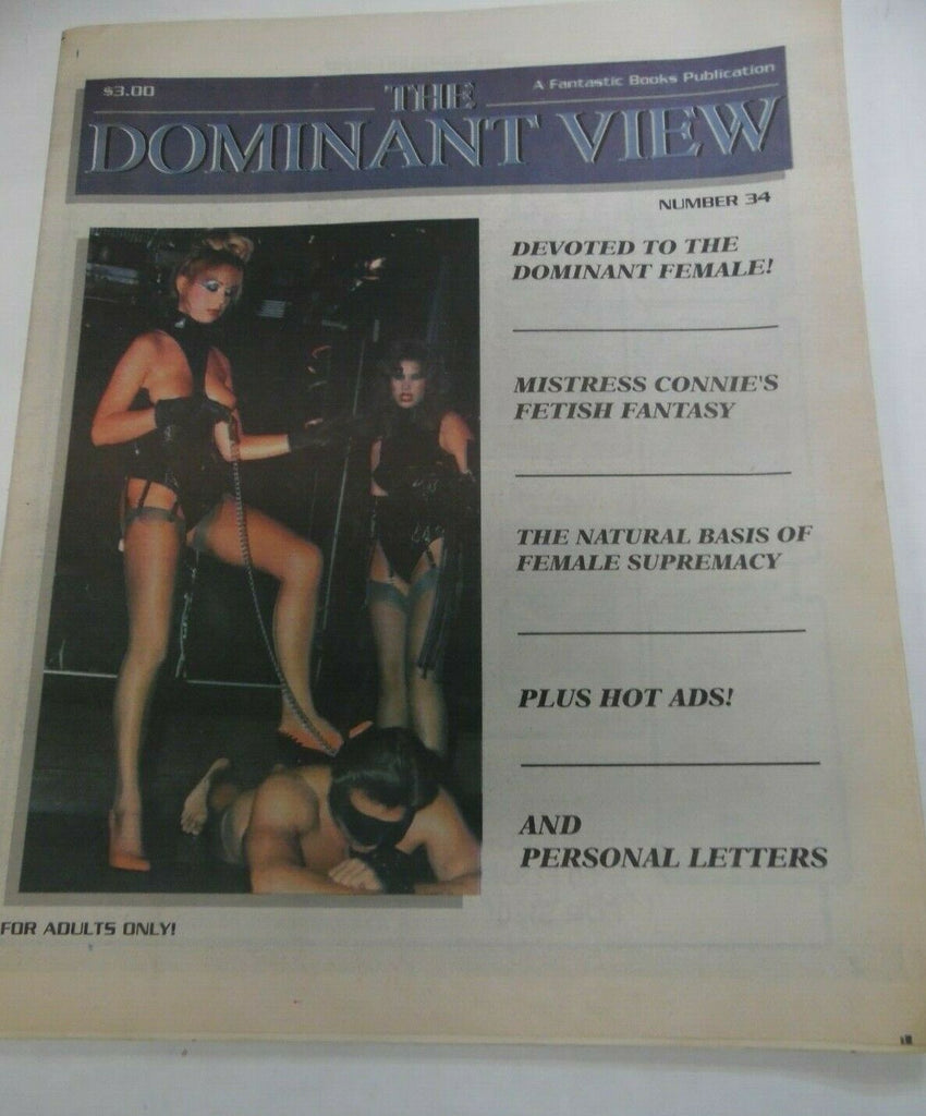Dominant View Newspaper Mistress Connie's Fetish Fantasy #34 1994 120719lm-ep