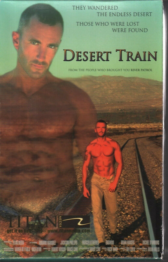Desert Train Adiano Marquez Jackson Phillips Gay Male Adult VHS 101819AMP
