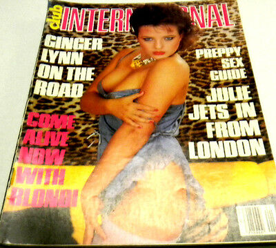 Club International Adult Magazine "Ginger Lynn" January 1987 vg 072213lm-ep