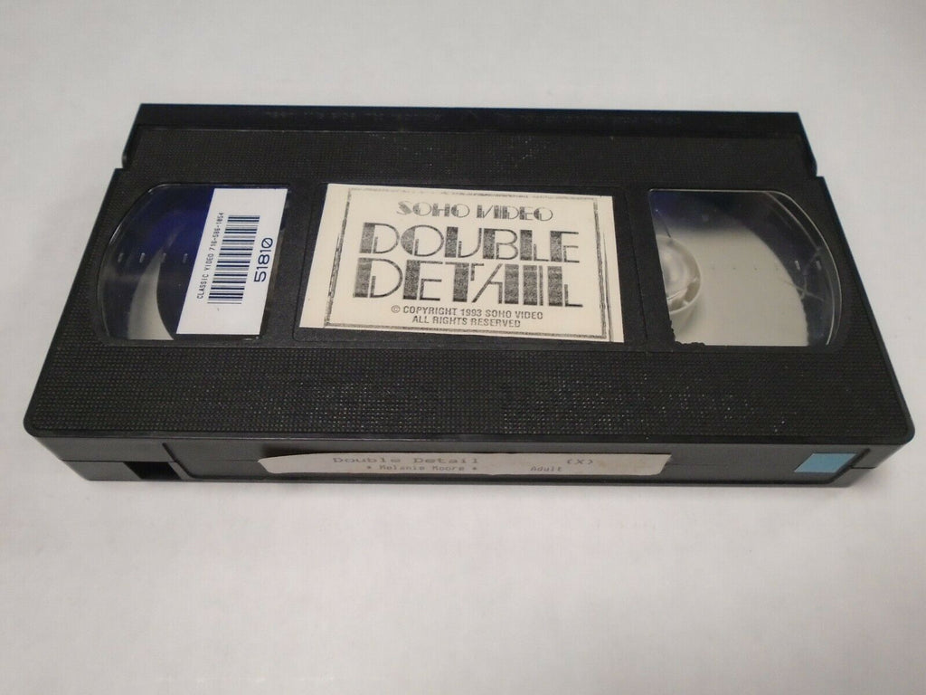 Double Detail Melanie Moore 1993 Soho Video Adult VHS 031419AMP2