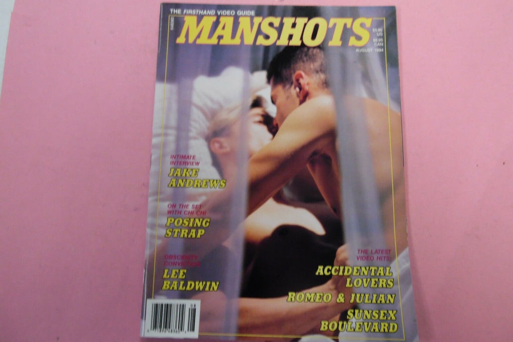 Manshots Gay Magazine Jake Andrews August 1994 011217lm-ep