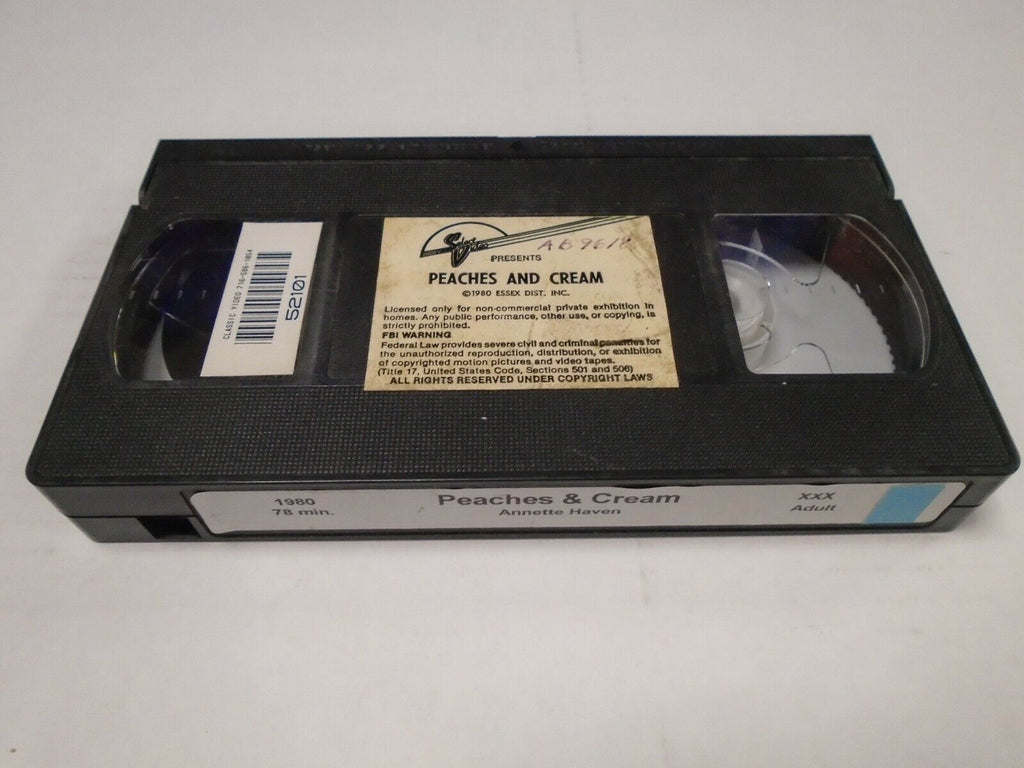 Peaches and Cream Annette Haven 1990 78 mins Adult VHS 022619AMP3