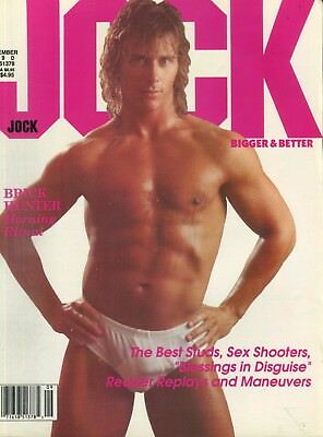 Jock Gay Magazine Cover Guy Brick Hunter September 1990   011626lmp
