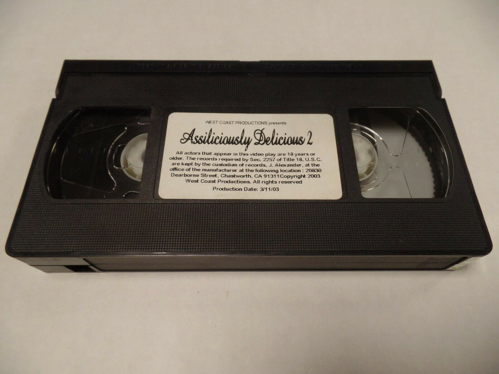 ASsiliciously Delicious 2 West Coast Prod 2003 Adult VHS 053019AMP2 –  Mr-Magazine