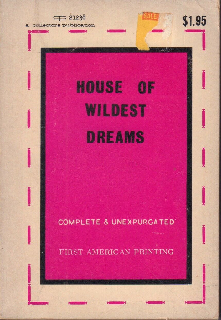 House of Wildest Dreams 1968 Collectors Publication Adult Book 041918DBEP