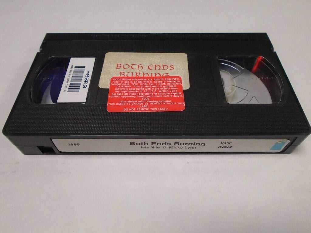 Both Ends Burning Isis Nile Micky Lynn 1995 Video Adult VHS 021319AMP