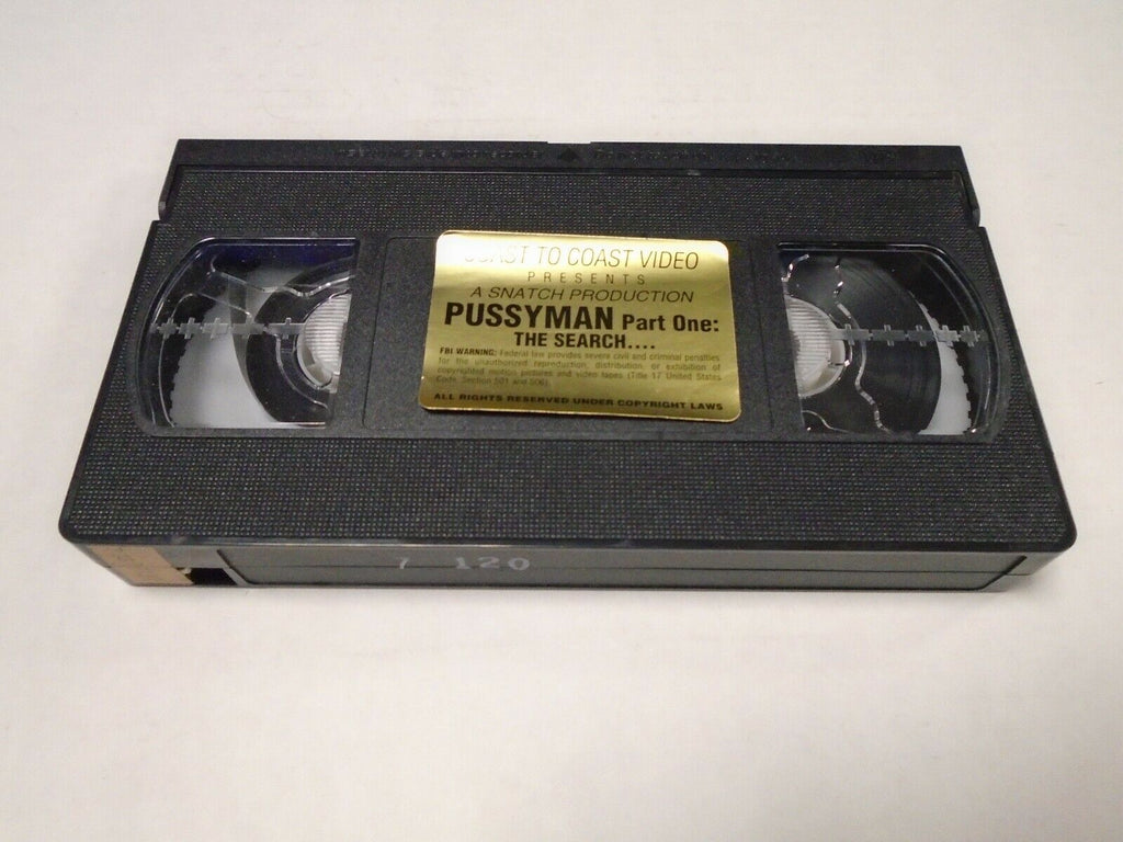 Pussyman Part One The Search Coast to Coast Adult VHS 051419AMP2