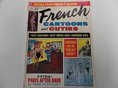 French Cartoons And Cuties Adult Comic Magazine August 1966 gd 020916lm-ep