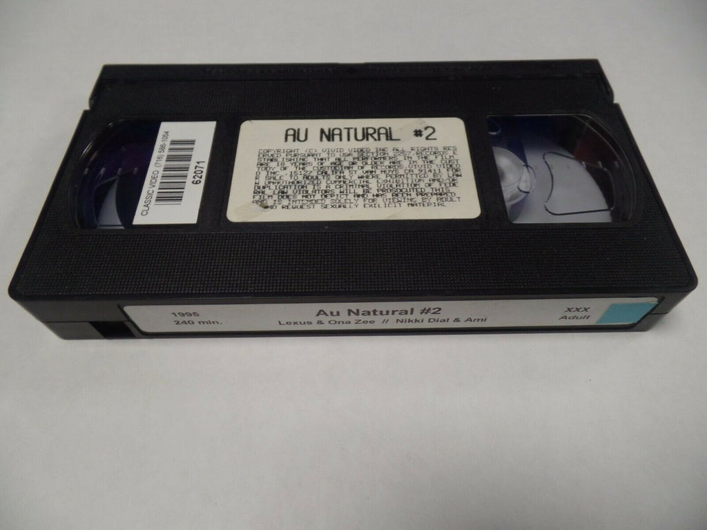 Au Natural #2 Lexus Ona Zee Nikki Dial 1995 240mins Adult VHS 030519AMP