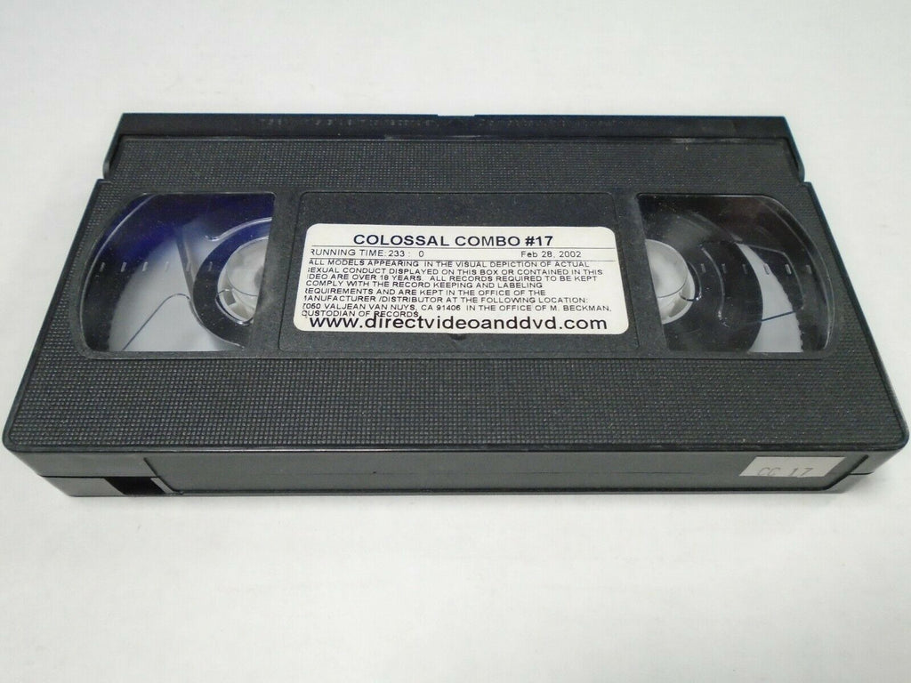 Colossal Combo #17 2002 Direct Video Adult VHS 051419AMP2