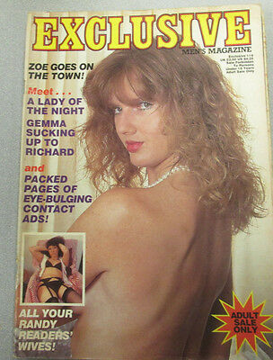 Exclusive Busty Adult Magazine Zoe #116 1990 vg 021815lm-ep