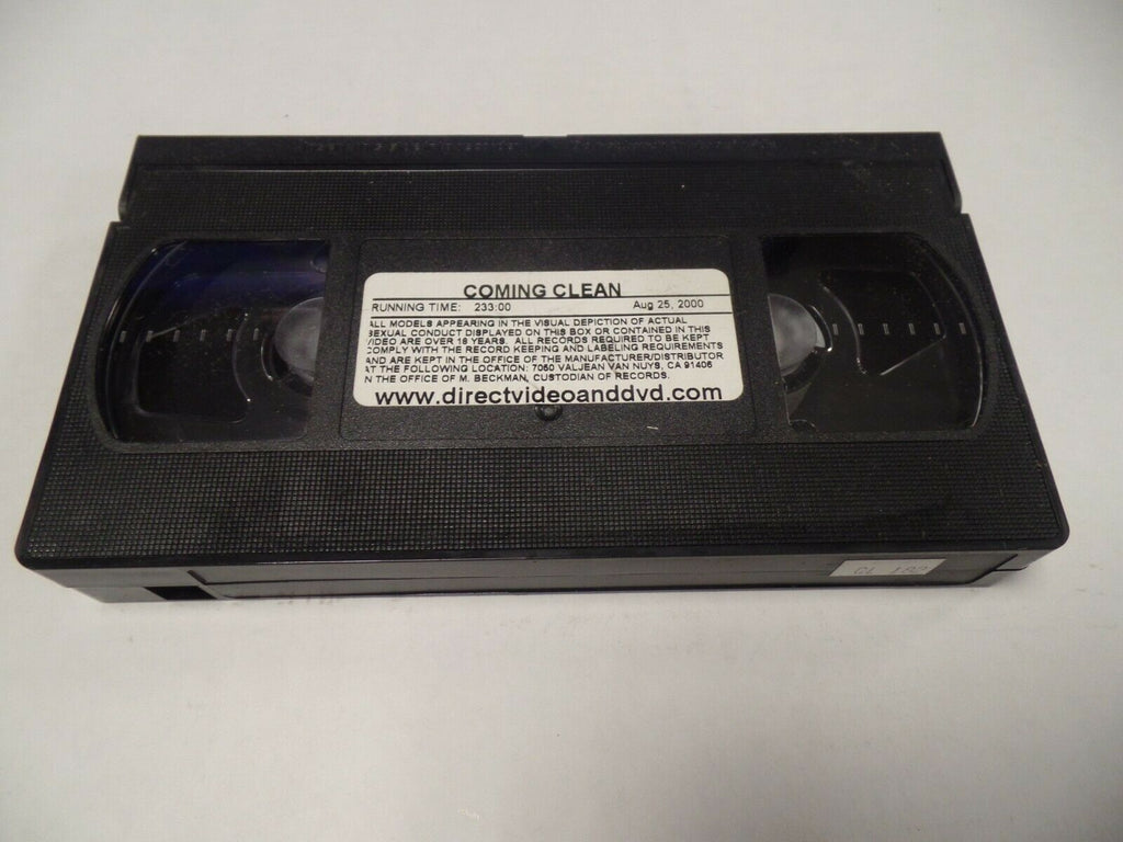 Coming Clean 233mins Direct Video 2000 Adult VHS 052019AMP