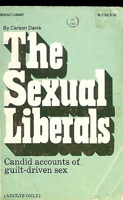 The Sexual Liberals Adult Novel by Carson Davis 1969 022418lm-ep