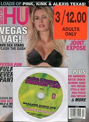 Lot Of 3 Magazines w/DVD Hustler /Fox / Penthouse 030918lm-ep - Used