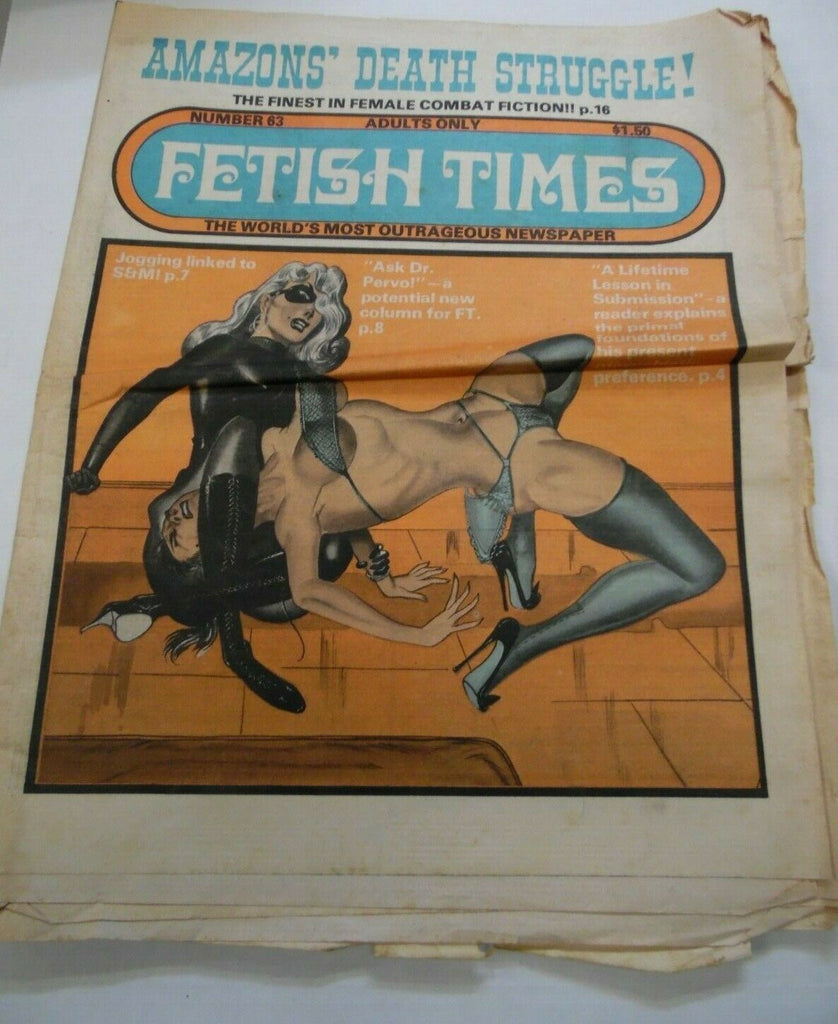 Fetish Times Newspaper Lesson In Submission #63 1979 013020lm-ep