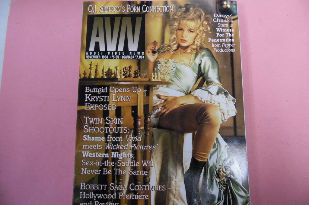 AVN Adult Video News Magazine Danyel Cheeks November 1994 011117lm-ep