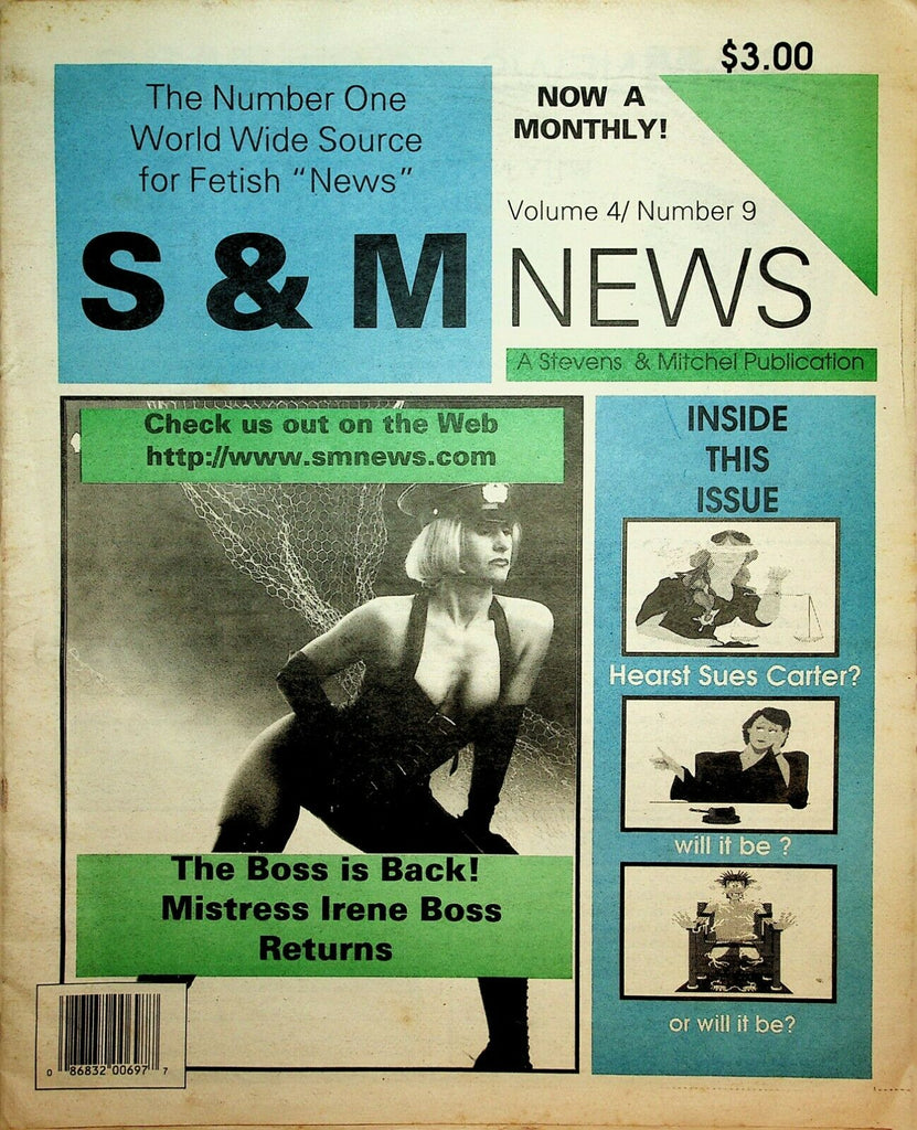 S & M News Newspaper Mistress Irene Boss vol.4 #9 1997 022920lm-ep