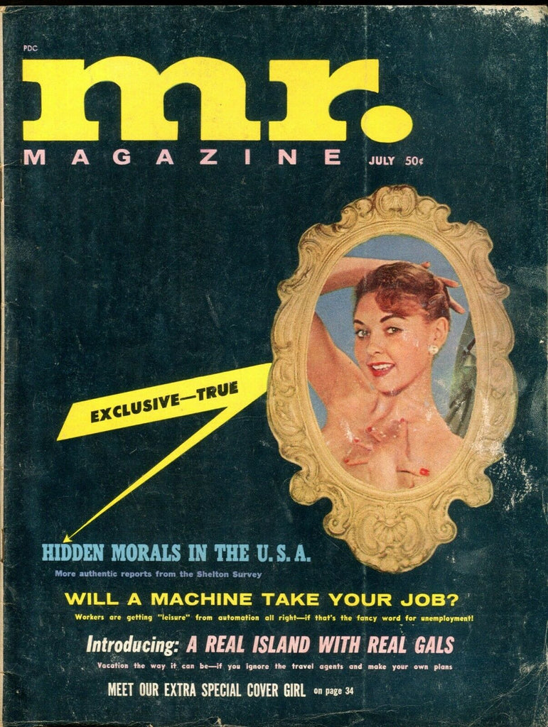 Mr. Magazine Cover Girl Vangie Johns July 1962 072419lm-ep