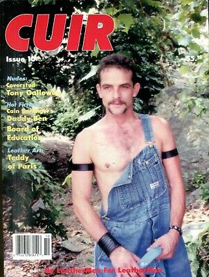 Cuir Gay Magazine For Leather Men Tony Galloway #10 1995 111718lm-ep