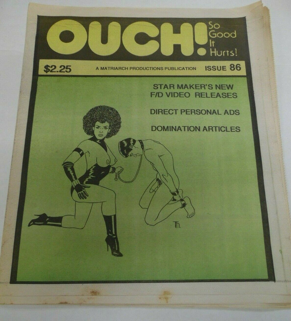 Ouch Fetish Newspaper Domination #86 1994 120919lm-ep