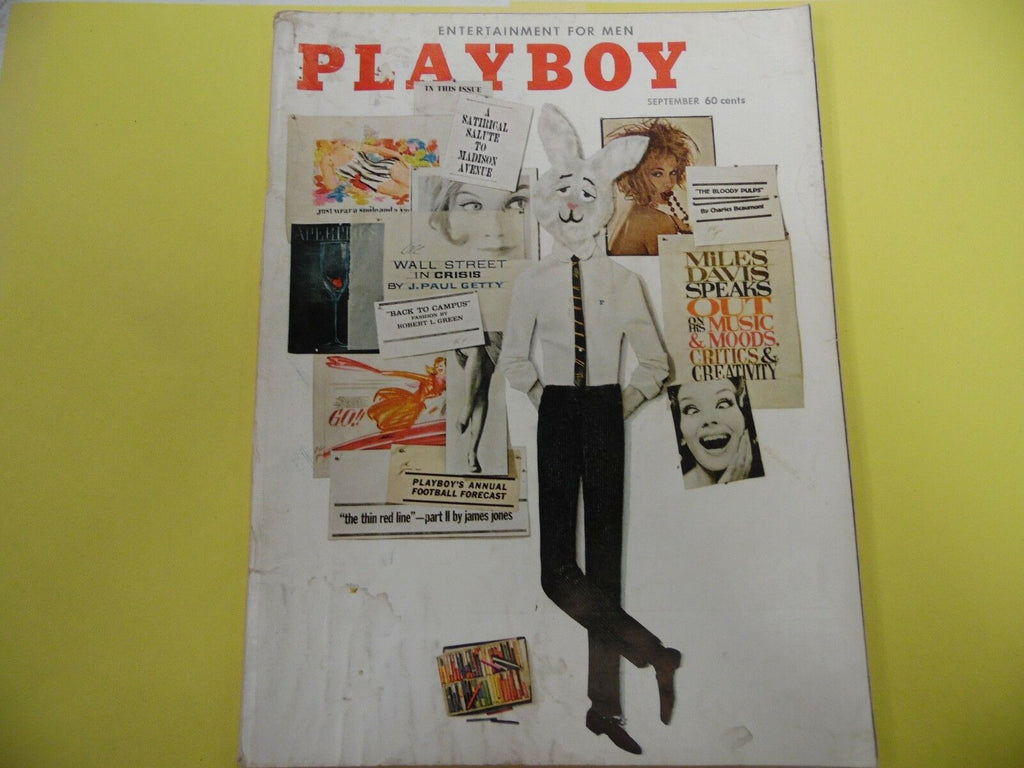 Playboy Magazine September 1962 w/centerfold 052016lm-ep4