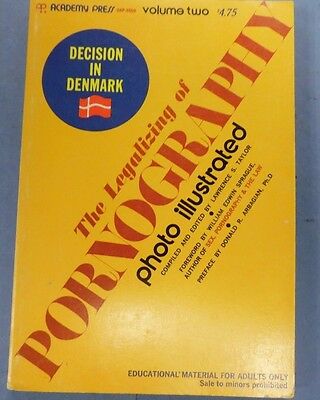 Legalizing Of Pornography Book by Lawrence Taylor vol.2 1970 061317lm-ep