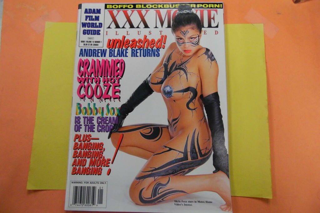 Adam Film World XXX Movie Illustrated Shyla Foxx vol.10 #1 1996 CLEARANCE 100216lm-ep3