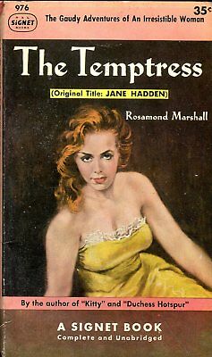 The Temptress Novel by Rosamond Marshall 1953 Signet Book 032818lm-ep