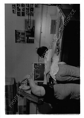 Adult Vintage B&W Photo 5x7 HOM Bondage Sexy Brunette Bound & Spanked 70ia