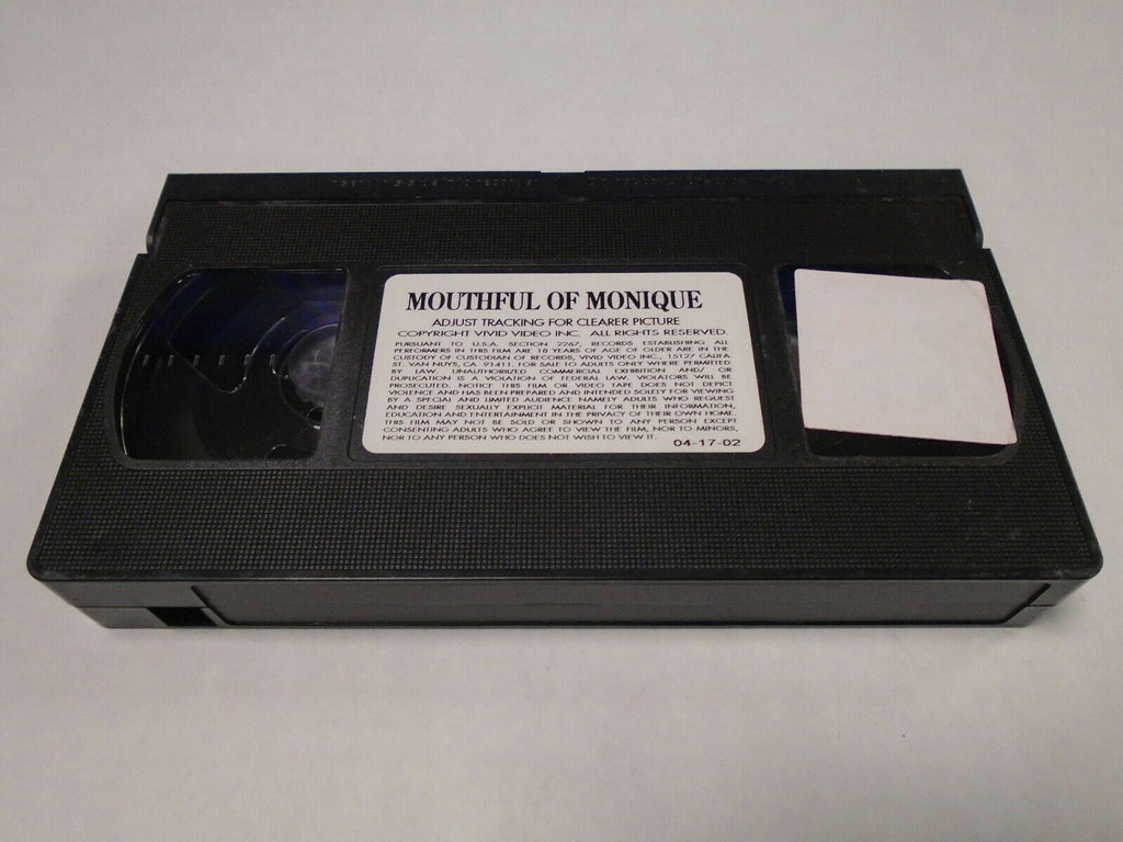 Mouthful of Monique Adult VHS 021419AMP