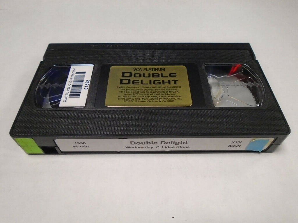 Double Delight Wednesday Lidea Stone 1998 90mins Adult VHS 031419AMP2