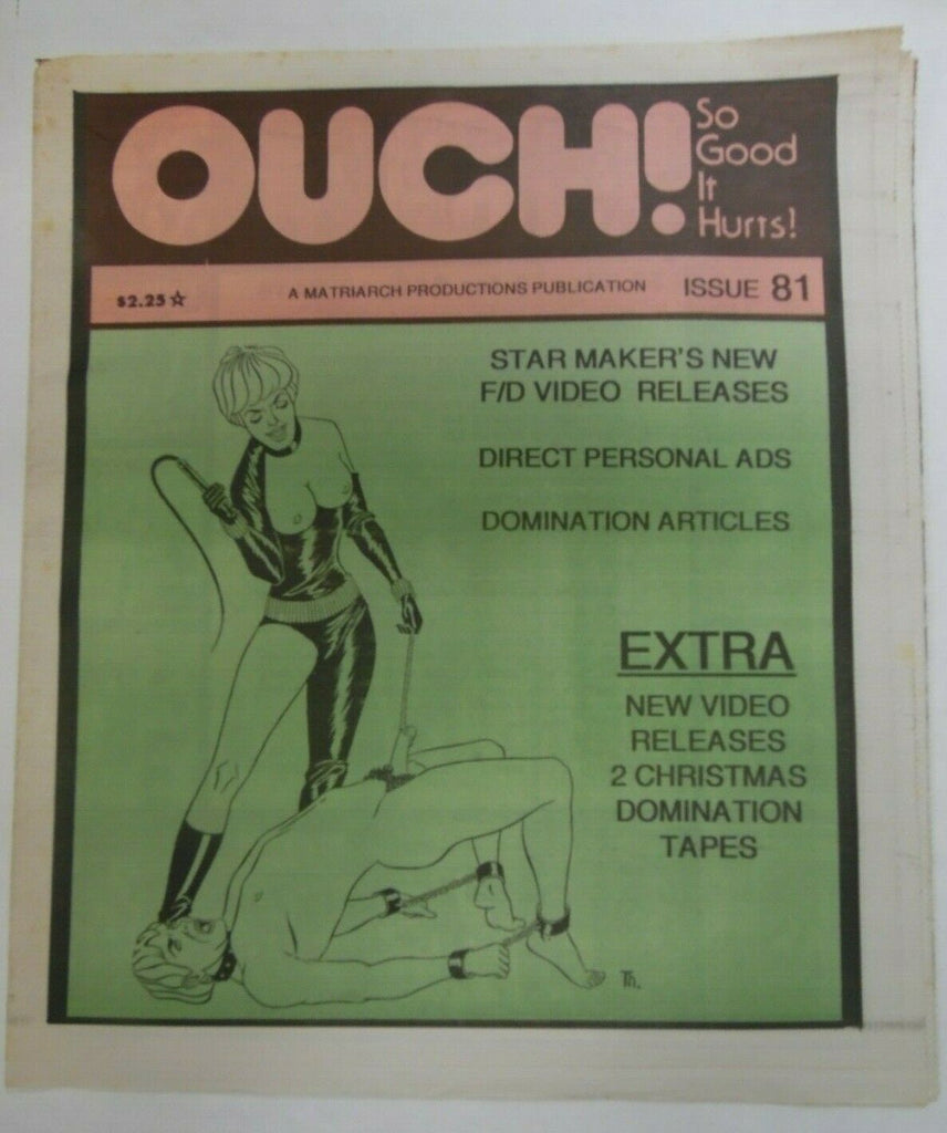 Ouch Fetish Newspaper Christmas Party #81 1990's 120619lm-ep2
