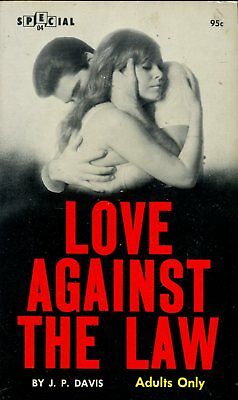 Love Against The Law Adult Novel by J.P. Davis 1966 042514lm-epa