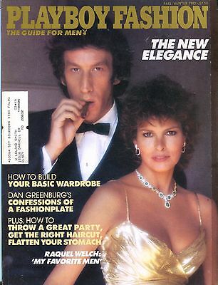 Playboy Fashion Guide For Men Raquel Welch Fall/Winter 1982 071817lm-ep