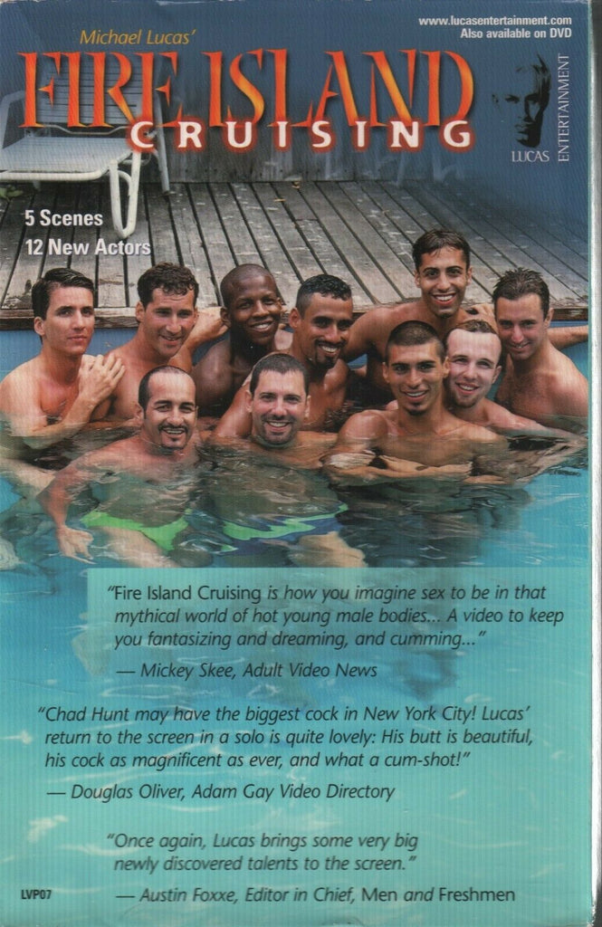 Fire Island Cruising Michael Lucas Chad Hunt Gay Male Adult VHS 112019AMP2