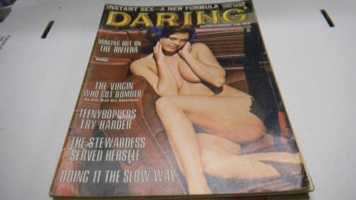 Daring Classic Mens Magazine "Making Out on the Riviera" April 1969  030726lmp