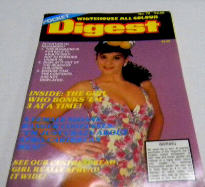 Adult Whitehouse Digest "The Girl Who Bonks Em"#72 ex070213lm-ep