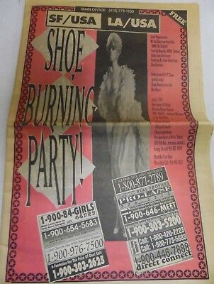 SF/USA LA/USA Adult Newspaper Shoe Burning Party! June 1991 052518lm-ep2