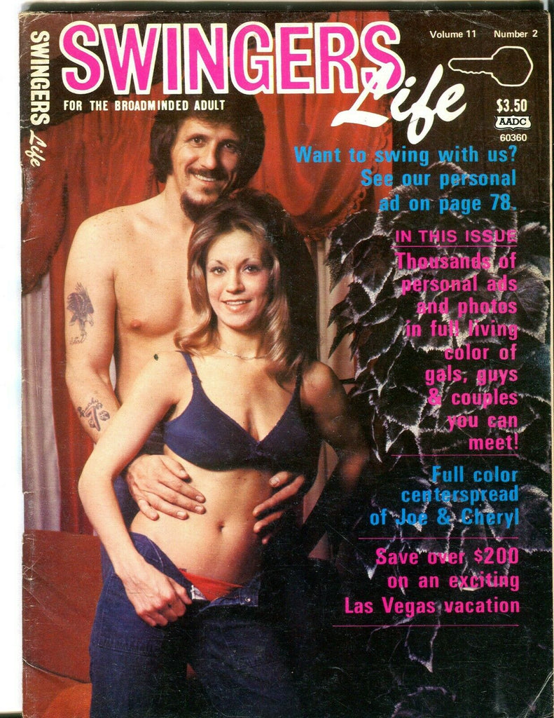 Swingers Life Magazine Centerspread Joe & Cheryl vol.11 #2 1976 073119lm-ep