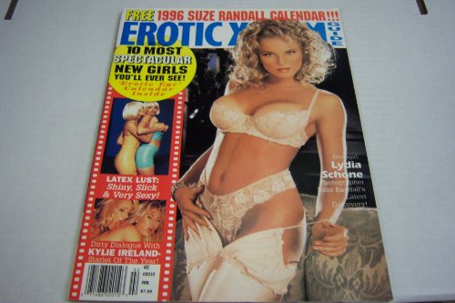 Erotic X-film Guide Busty Adult Magazine "Covergirl Lydia Schone" February 1996