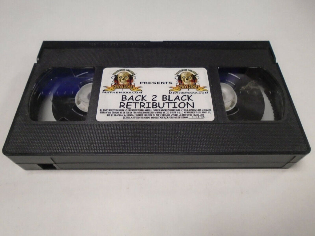 Back 2 Black Retribution Mayhem XXX 2003 Adult VHS 032919AMP3