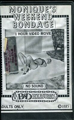 Monique's Weekend In Bondage VHS XXX B & D Pleasures 041518lm-ep