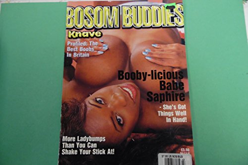 Knave Bosom Buddies Men's Magazine Covergirl Saphire 2002