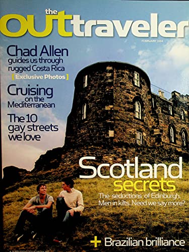 The Out Traveler Gay Men's Magazine Scotland Secrets February 2004