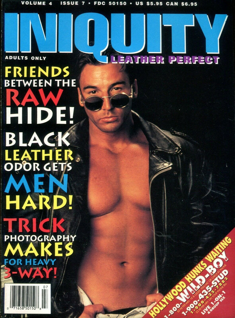 Iniquity Gay Magazine Mario Montero vol.4 #7 1995 091619lm-ep